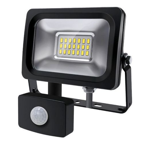 Led2460 1050bk 10w 100w Slim Outdoor Led Floodlight With Pir Motion Led2460 1050bk 10w 100w Slim Outdoor Led Floodlight With Pir Motion S Wagner Electronic