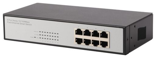 Sw 408 1ru Rack 8 Port 100m Ethernet Switch Wagner Online