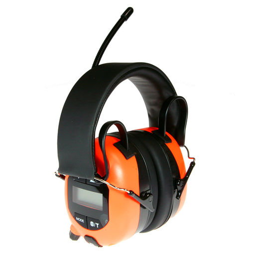 AM/FM RADIO EARMUFFS WITH LCD DISPLAY AND BLUETOOTH