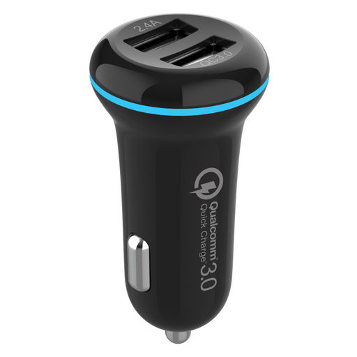 QC3.0 DUAL USB IN-CAR CHARGER