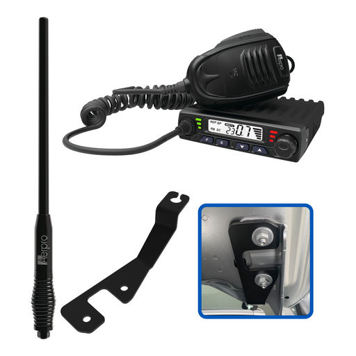 COMPACT 5W UHF CB KIT TO SUIT FORD RANGER 2022-ON