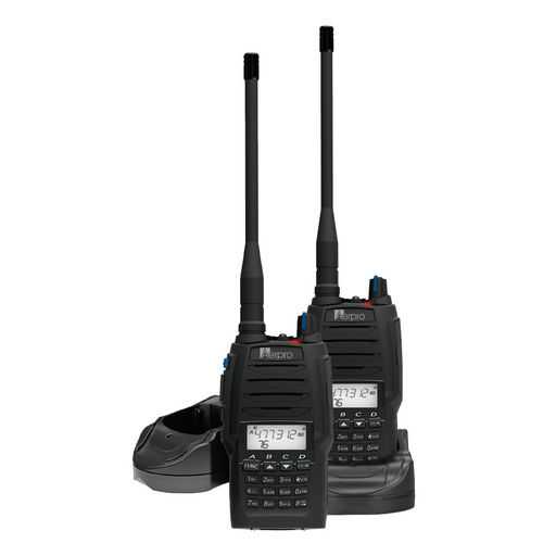 5W HANDHELD UHF CB RADIO TWIN PACK - RECHARGEABLE