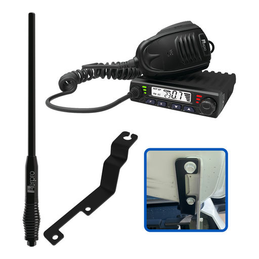 COMPACT 5W UHF CB KIT TO SUIT MAZDA BT50 2020-ON