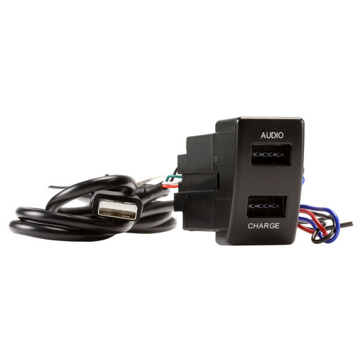 DUAL USB CHARGE & SYNC TO SUIT HOLDEN & ISUZU (22MM X 39MM)