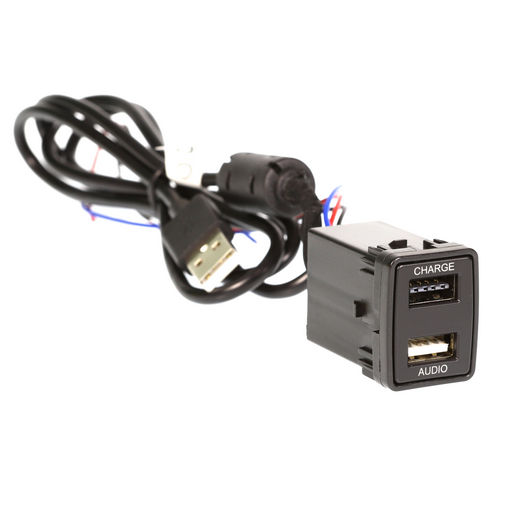 DUAL USB CHARGE & SYNC TO SUIT NISSAN (24MM X 31MM)