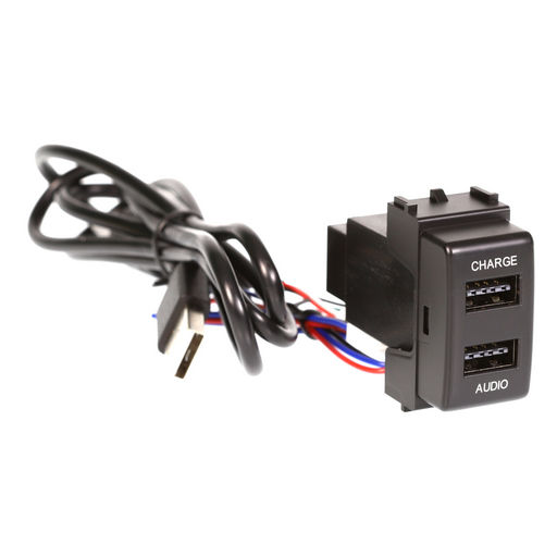 DUAL USB CHARGE & SYNC TO SUIT NISSAN (21MM X 36MM)