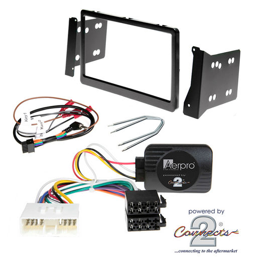 DOUBLE DIN BLACK INSTALL KIT TO SUIT HOLDEN - COMMODORE VT, VX & VU