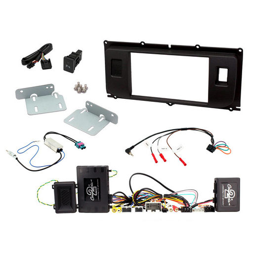 DOUBLE DIN DARK GREY INSTALL KIT TO SUIT LANDROVER RANGE ROVER EVOQUE (MERIDIAN AUDIO)