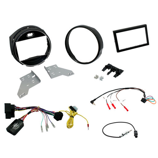 DOUBLE DIN GLOSS BLACK INSTALL KIT TO SUIT MINI - COOPER F55, F56