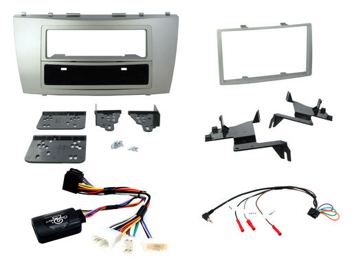 INSTALL KIT TO SUIT TOYOTA CAMRY; AURION (PAINTED SILVER)