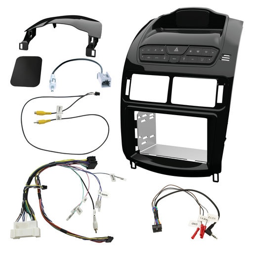 DOUBLE DIN HEAD UNIT INSTALLATION KIT TO SUIT FORD FALCON FG (PIANO BLACK)