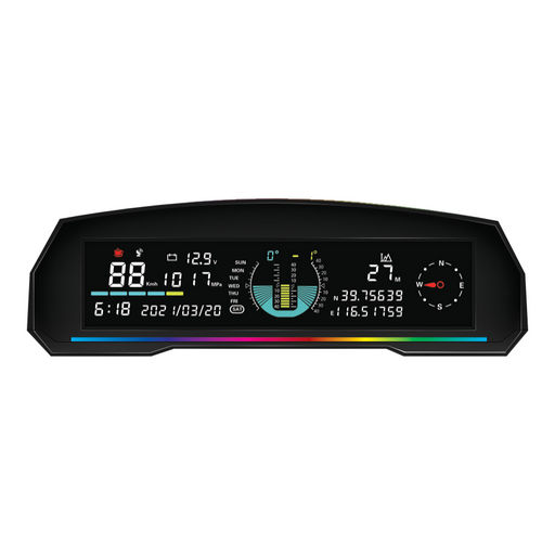 4X4 INCLINOMETER OFF-ROAD VEHICLE INFORMATION DISPLAY