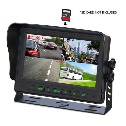GT SERIES - 7” MONITOR WITH RECORDING DVR