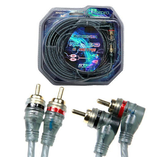 2x RCA TO 2x RIGHT ANGLED RCA CABLE