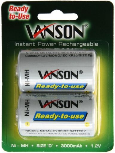 <NLA>D VANSON Ni-MH “READY-TO-USE”