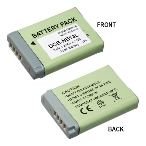 REPLACEMENT BATTERY CANON NB-13L