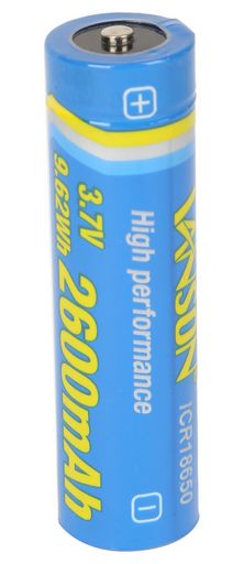 18650 Li-ION RECHARGEABLE BATTERY - TORCH