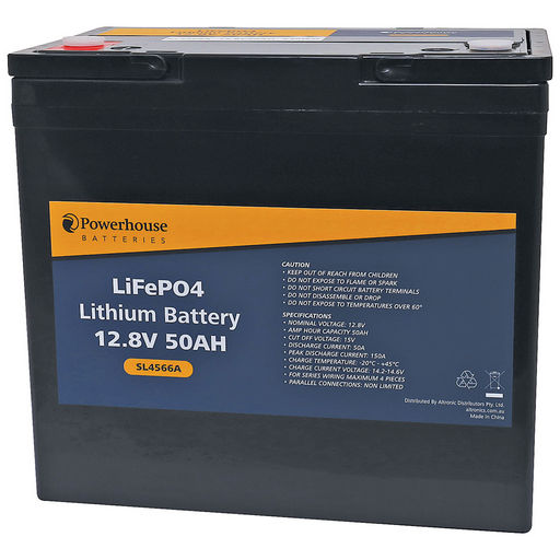 RECHARGEABLE LiFePO4 BATTERY - POWERHOUSE