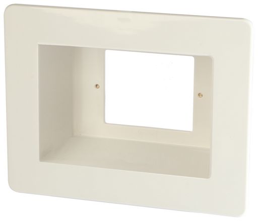 RECESSED WALL PLATE PLUS INSERTS