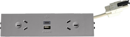 QIKFIT TUF SERIES 2x GPO 2x USB WITH J COUPLER & LEAD