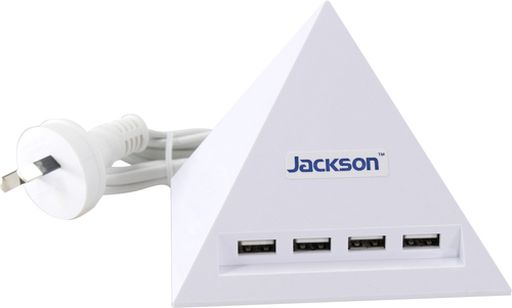 PYRAMID POWER - 4 OUTLET 5.2A USB EXPRESS CHARGER