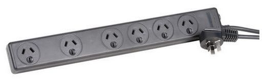 6 WAY POWER BOARD WITH 2x SPACED-SOCKETS