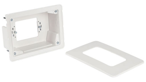 RECESSED WALL PLATE BOX