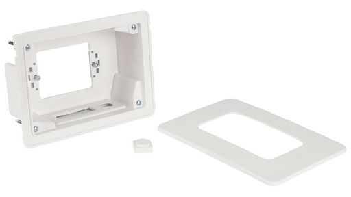 RECESSED BOX FOR WALL PLATE / A/V