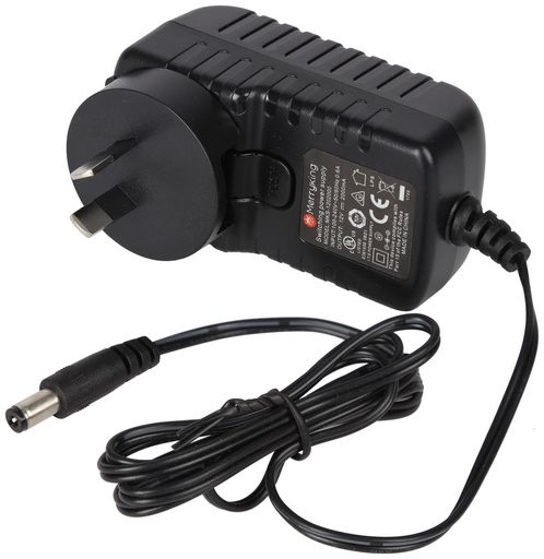 12 VOLT 2A WITH INTERCHANGEABLE AC PLUGS
