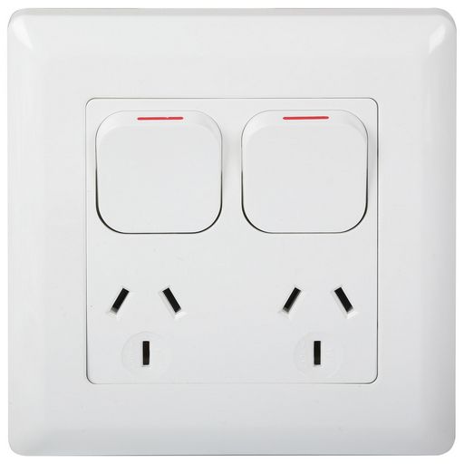 LARGE DOLLY WALL POWER OUTLET 10A