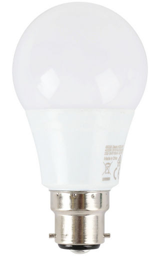 5.5W B22 BAYONET NON-DIMMABLE LED GLOBE - NATURAL WHITE