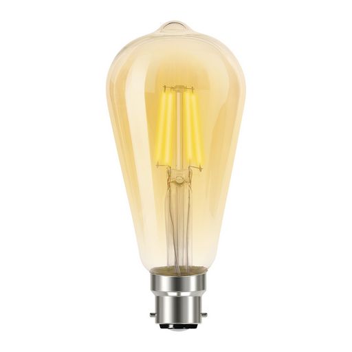<NLA>LED FILAMENT ST-58 AMBER DOME DIMMABLE - VERBATIM