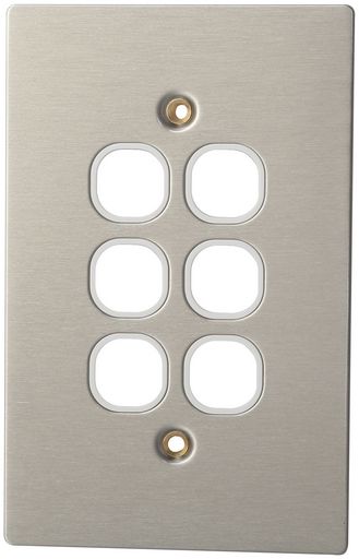 CLIPSAL® COMPATIBLE WALL PLATE METALLIC
