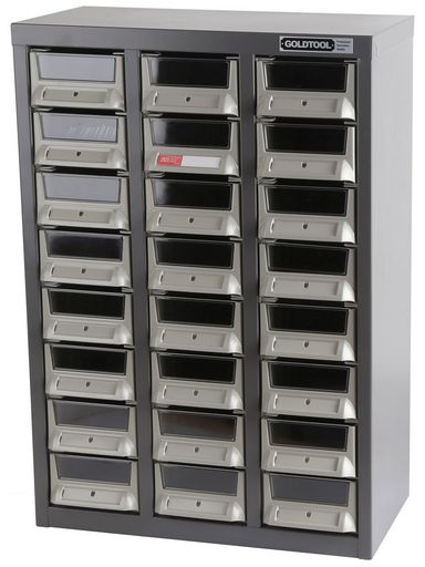 24 COMPARTMENTS ORGANISER STEEL CABINET