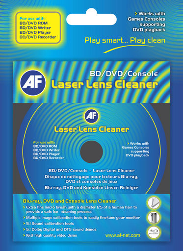 LASER LENS CLEANER FOR BluRay / DVD / GAME CONSOLE