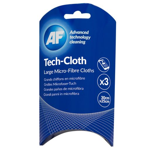 <NLA>AF MICROFIBRE CLEANING CLOTHS - 3 PACK