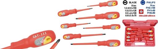 ELECTRICAL INSULATED 7PC SCREWDRIVER SET