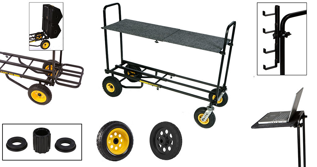 Rock-N-Roller Ground Glider Caster with Brake 5 x 2 2-Pack for R6G, R8,  R10 & R11G Multi-Carts