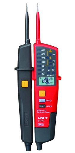 <NLA>VOLTAGE & CONTINUITY TESTER WITH LCD UNI-T