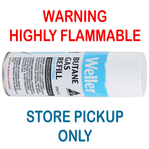 200g BUTANE GAS REFILL - WELLER ** IN STORE PICK UP ONLY **