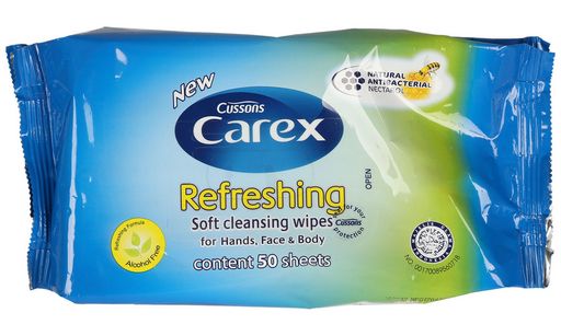 <NLA>ANTIBACTERIAL WIPES ALCOHOL FREE - CUSSONS