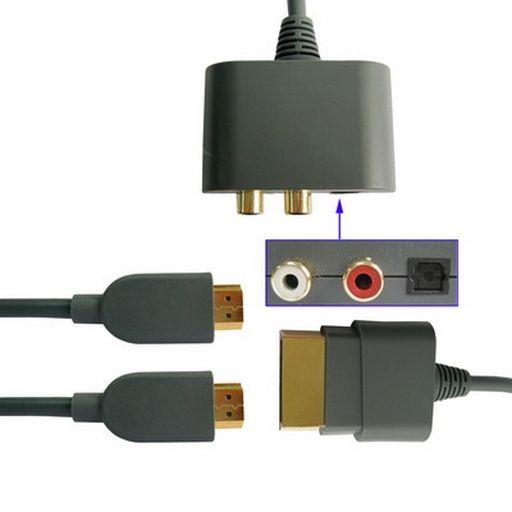 XBOX 360 HDMI CABLE & AUDIO ADAPTOR