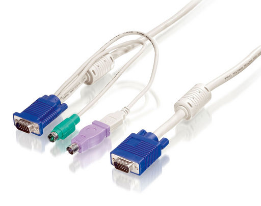 1.8m KVM Cable VGA PS/2 USB - Level1