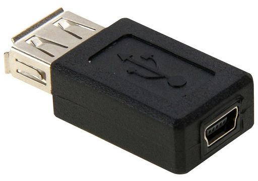 MINI USB F TO USB F CONVERTER ADAPTOR