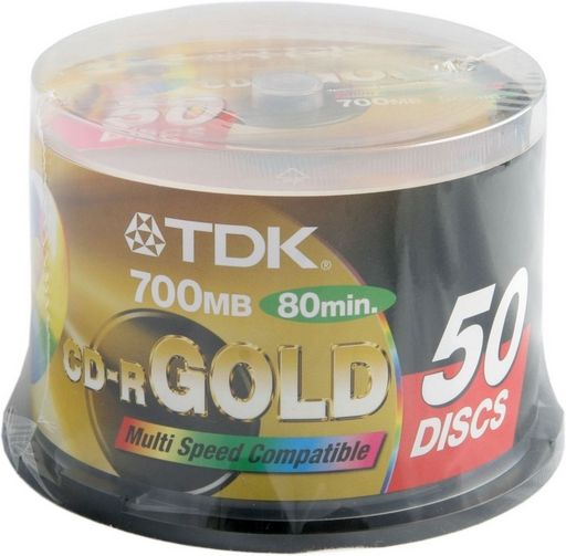 <NLA>CD-R TDK GOLD 50 BULK SPINDLE