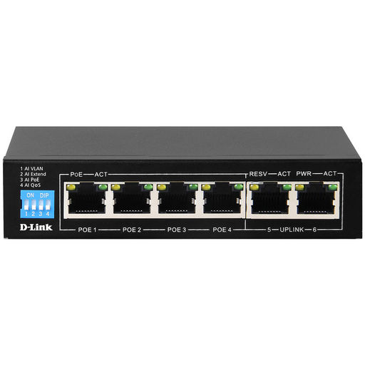 6-PORT GIGABIT PoE SWITCH - D-LINK