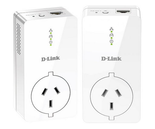 AV1000 AV2 POWERLINE KIT AC PASS THROUGH - D-LINK