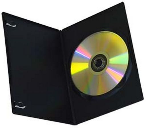 DVD CASE STANDARD BLACK