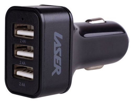 <NLA>7.2A HIGH POWER 3 PORT USB CAR CHARGER