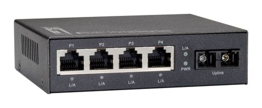 5-Port Fast Ethernet Switch 1 x SC Multi-Mode Fiber - Level1